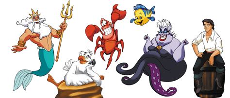 little mermaid characters by hugohugo on DeviantArt