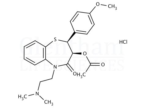 Diltiazem hydrochloride, EP grade (CAS 33286-22-5) | Glentham Life Sciences