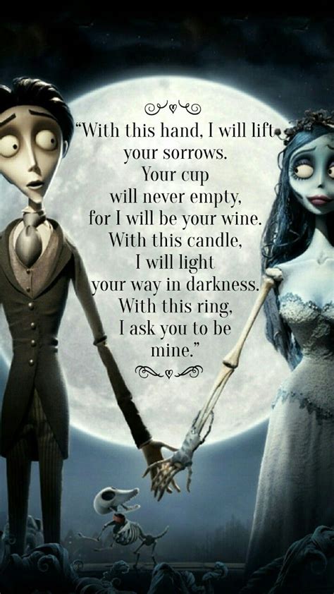 this chemical romantic | Corpse bride quotes, Bride quotes, Tim burton ...