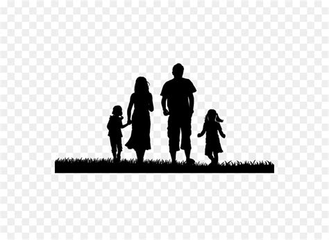 Free Family Walking Silhouette, Download Free Family Walking Silhouette ...