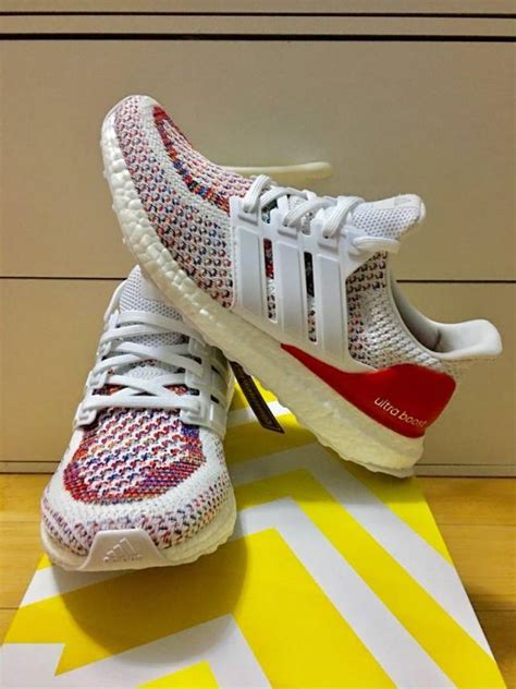 Adidas Ultra Boost 1.0 PK Multicolor White Red BB3911 6.5 & 7US ...