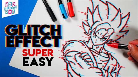 How to DRAW GLITCH EFFECT *Easy Trick* | In Hindi - YouTube