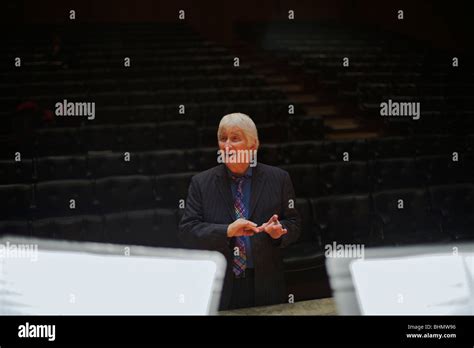 David Bedford English Composer at Rehearsals for His Composition ...