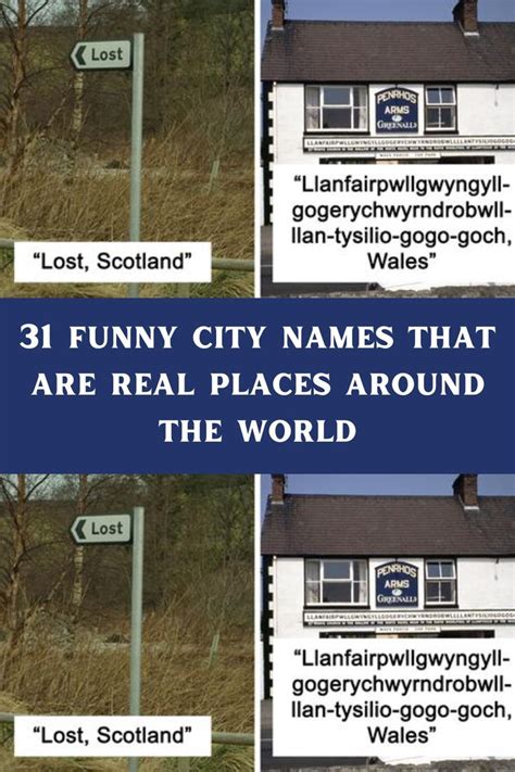 31 funny city names that are real places around the world – Artofit