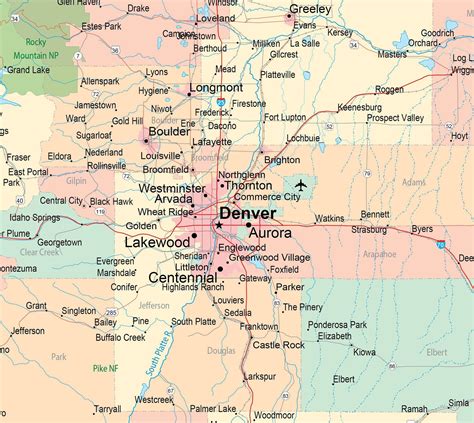 Colorado Wall Map | Travel Map with Pins | Map My Travels