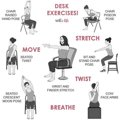 Printable Desk Exercises