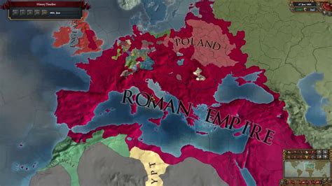 Eu4 Roman Empire timeline! Mare Nostrum guide! - YouTube