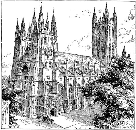 Canterbury Cathedral | ClipArt ETC