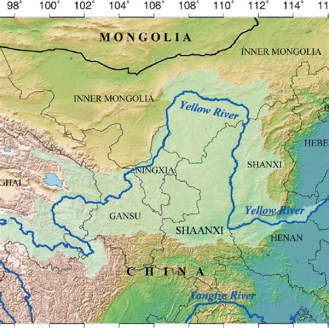 Early human settlements within the reaches of the Yellow River. | Download Scientific Diagram