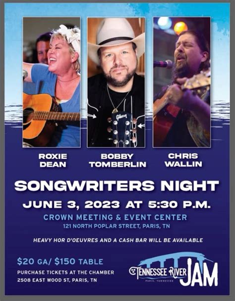 Tennessee River Jam Songwriters’ Night | radio NWTN