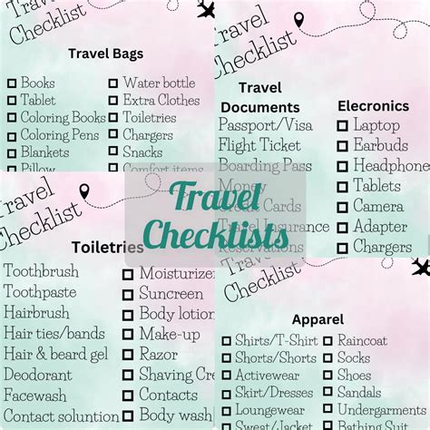 Basic Travel Checklist & Easy Travel Tips | Carey M