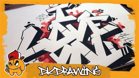 I Love You In Graffiti Writing