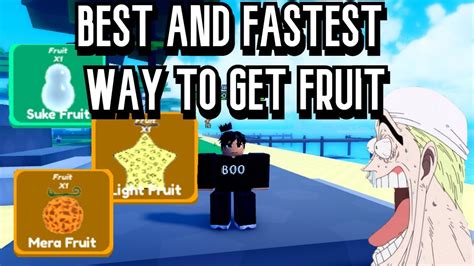 (One Fruit Simulator) Best & Fastest Way to Get FRUITS!! !!FAST!! - YouTube