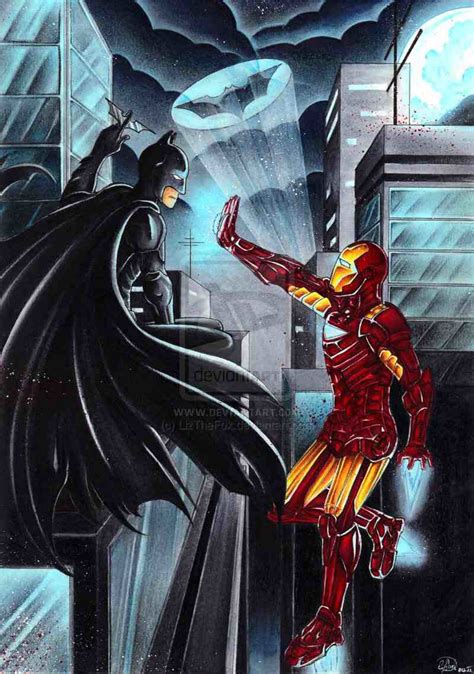 Batman vs Ironman | Dc comics vs marvel, Marvel and dc characters, Marvel and dc crossover