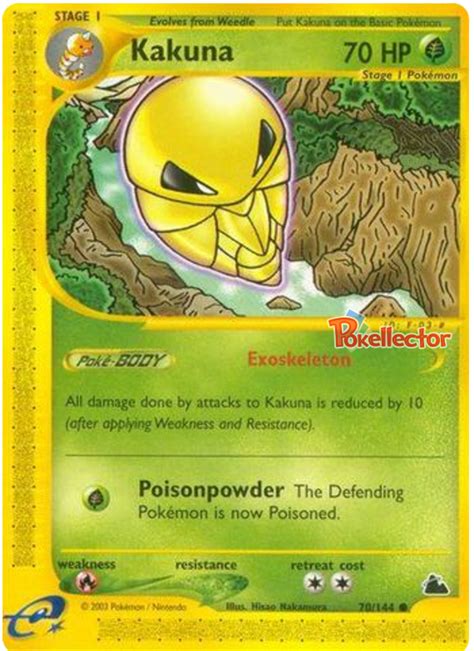 Kakuna - Skyridge #70 Pokemon Card