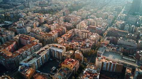 Aerial Drone View of Barcelona, Spain Stock Photo - Image of aerial, panorama: 239000000