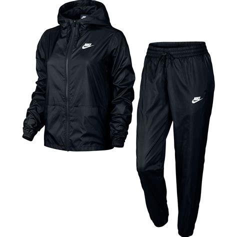 Nike Womens Sportswear Tracksuit - Black - Tennisnuts.com