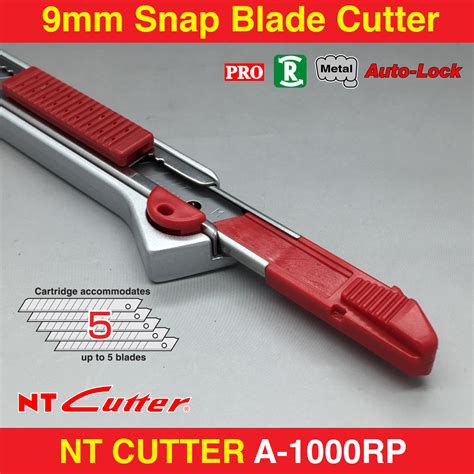 NT CUTTER A1000RP - 9mm Snap Blade Cutter - RT Media Solutions