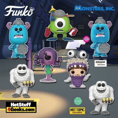 8 NEW Monsters, Inc. 20th Anniversary Funko Pops! (2021)