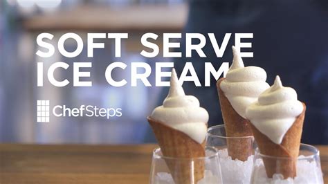 ChefSteps Soft Serve Ice Cream - YouTube