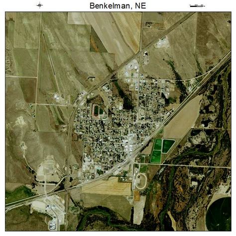 Aerial Photography Map of Benkelman, NE Nebraska