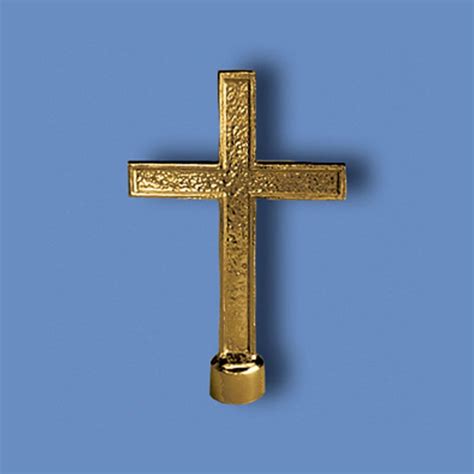 Plastic Church Cross Flagpole Ornament - W.G.N Flag & Decorating Co