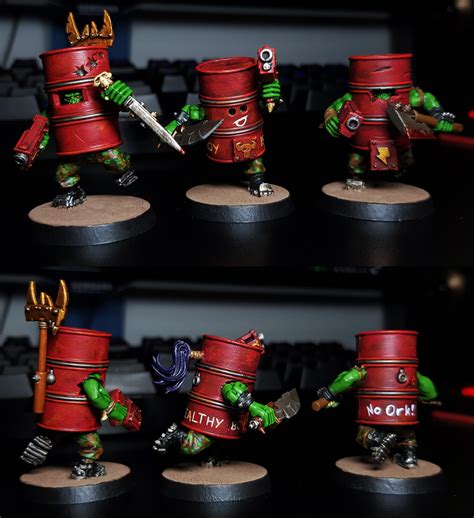 My Ork Kommandos are finally painted : r/killteam