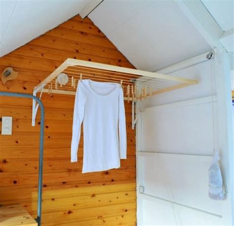 Foldable Drying Rack | DIYs for Small Spaces | Ideas To Maximize Your Place Diy Clothes Drying ...