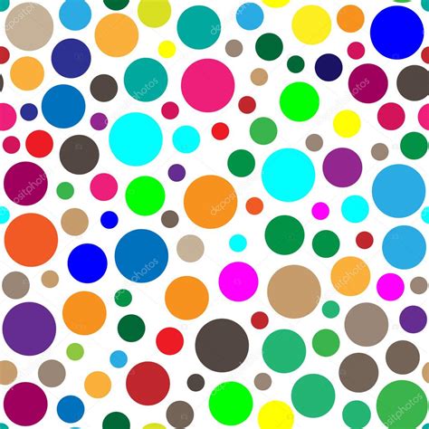 Seamless pattern of colored circles of different sizes Stock Vector Image by ©axe85 #68963041