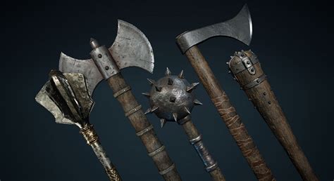 Medieval Axes in Props - UE Marketplace