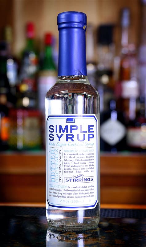 Stirrings Simple Syrup, 12 oz - Awesome Drinks