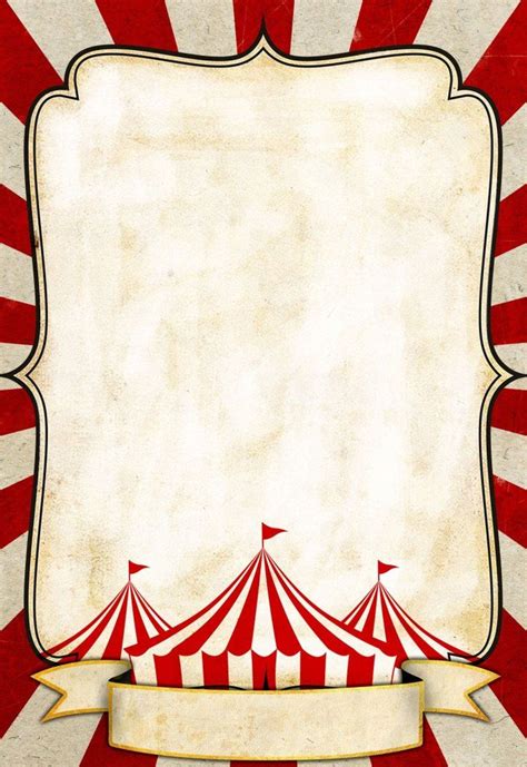 Vintage Circus Poster Template – Layered Customizable | dadartdesign