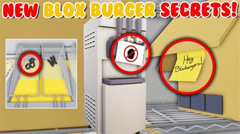 SECRETS You MISSED In Bloxburg's NEW Blox Burger UPDATE! - YouTube