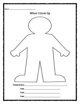 Career Counseling: When I Grow Up worksheet | Career counseling, When i ...