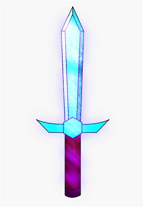 Minecraft clipart blue sword, Minecraft blue sword Transparent FREE for download on ...