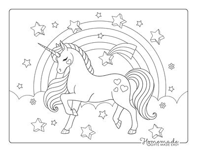 100+ Magical Unicorn Coloring Pages for Kids & Adults