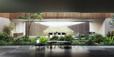 Modern Courtyard Garden part 1. on Behance