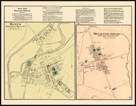 Historic Maps and Drawings, #33 Mechanicsburg (John Pritiskutch ...