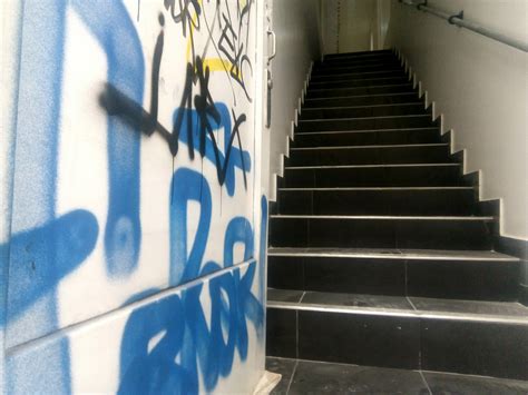 Free stock photo of black stairs, graffiti, stairs