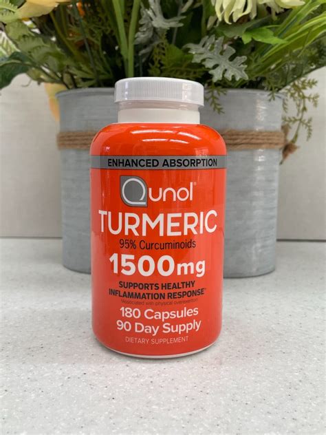 Qunol Turmeric 1,500 mg, 180 Capsules MFG SEALED 850184008084 | eBay