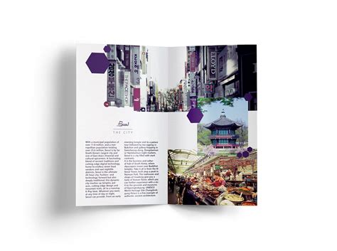 Travel brochure: Seoul, South Korea on Behance | Travel brochure ...