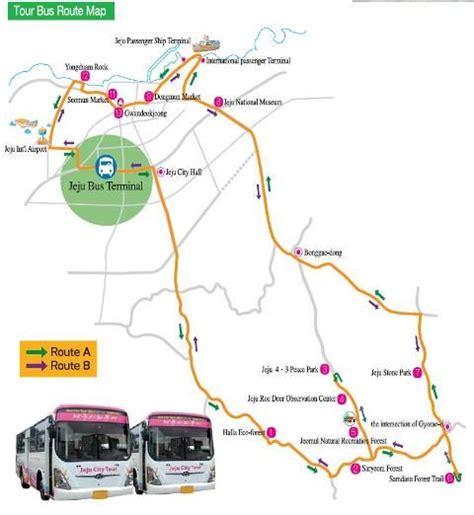 Jeju Bus Route Map English - My Maps