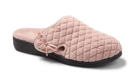 vionic adilyn women round toe canvas pink slipper - Walmart.com