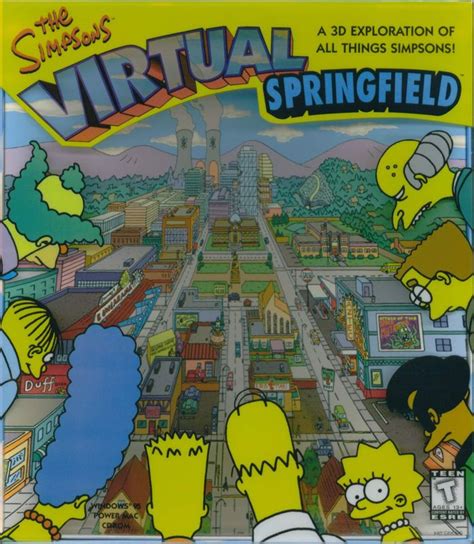 The Simpsons: Virtual Springfield for Macintosh (1997) - MobyGames