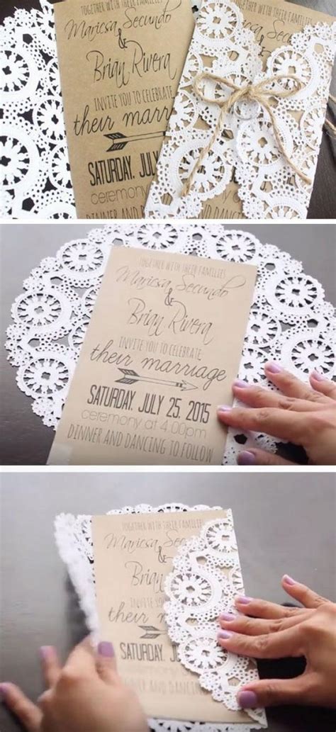 DIY - 19 Easy To Make Wedding Invitation Ideas #2493359 - Weddbook