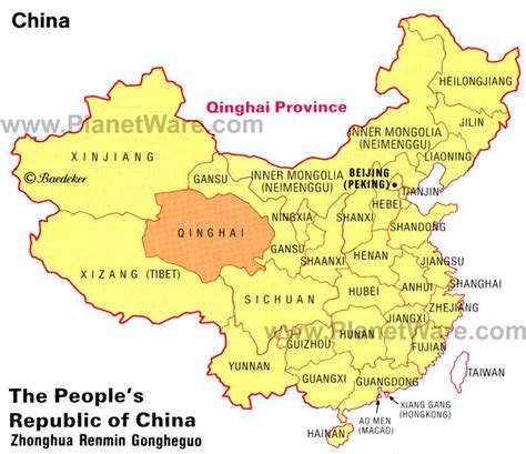 Map of China - Neighbouring Countries | PlanetWare