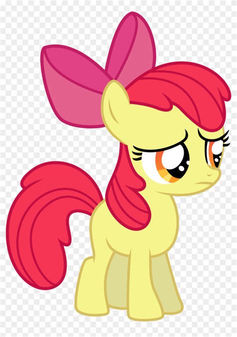 Clipart - Mlp Applebloom Sad Vector - Free Transparent PNG Clipart Images Download