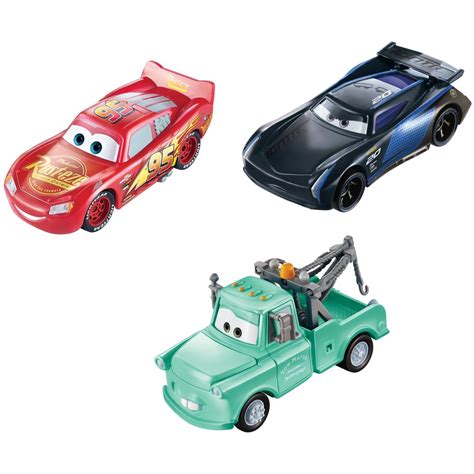 Disney Pixar Cars Color Changers Lightning Mcqueen, Mater & Jackson Storm 3-Pack - Walmart.com ...