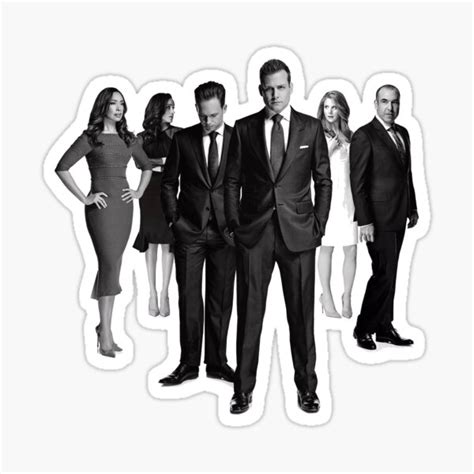 "Suits Cast" Sticker for Sale by aleksandrax98 | Redbubble