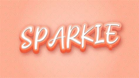 Sparkle Text Effect - Graphics | Motion Array